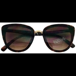 Twelve by Twelve
Brown Cats Eye & Aviator Women’s New Tortoise Frame Sunglasses